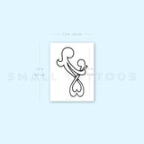 Infinity Mother Daughter Temporary Tattoo (Set of 3)