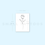 Rose By Stefano Mazza Temporary Tattoo (Set of 3)