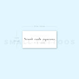 Courage, Dear Heart Temporary Tattoo (Set of 3)