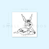 Psyche Revived By Cupid's Kiss Temporary Tattoo (Set of 3)