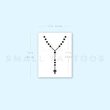 Rosary Temporary Tattoo (Set of 3)