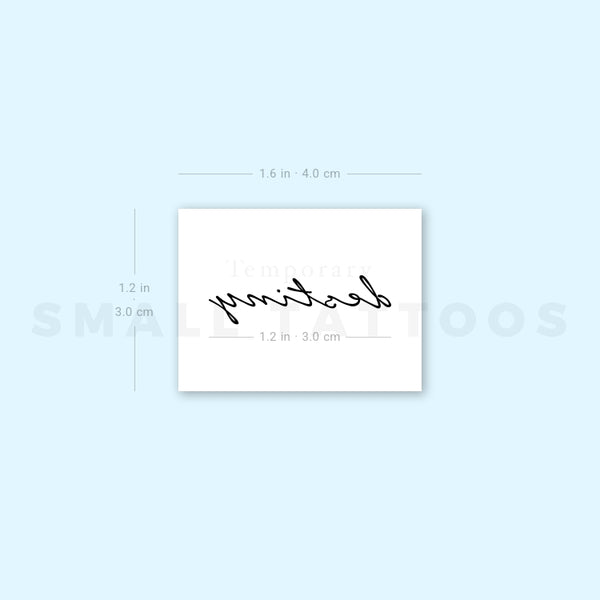 Destiny Temporary Tattoo (Set of 3)
