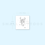 Little Scorpion By Stefano Mazza Temporary Tattoo (Set of 3)