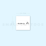 Te Amo Temporary Tattoo (Set of 3)