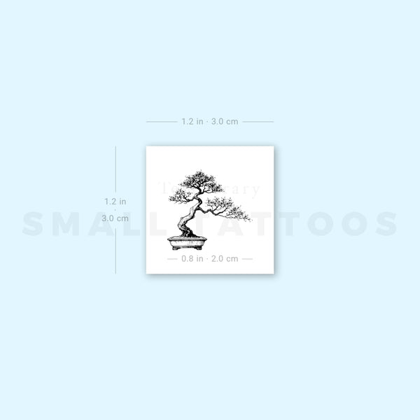 Bonsai Temporary Tattoo (Set of 3)