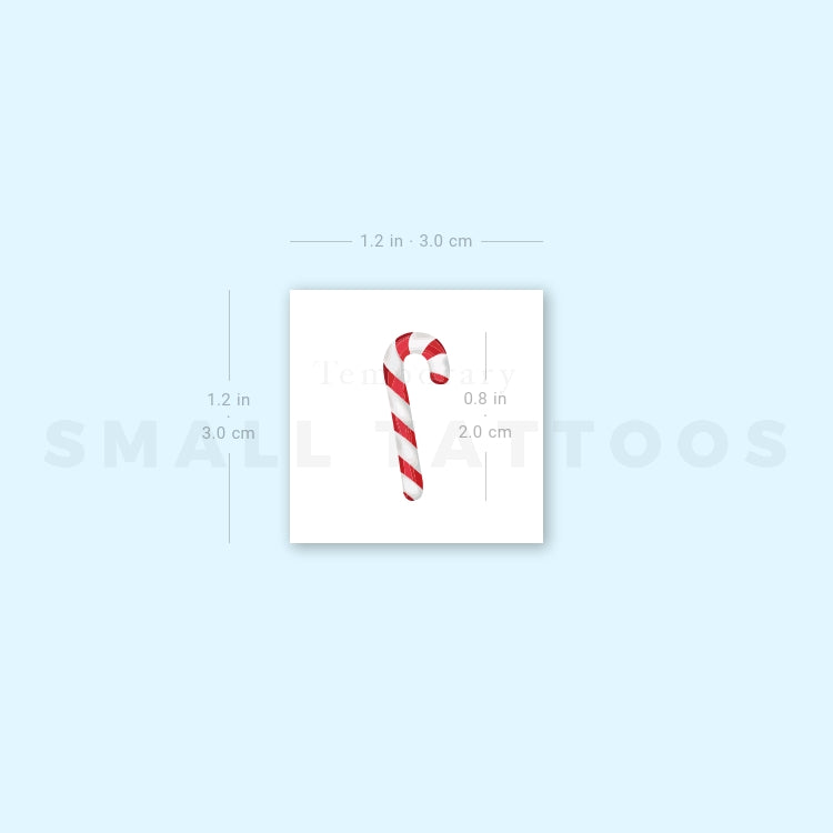 Christmas Candy Temporary Tattoo (Set of 3)
