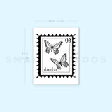 Butterfly Stamp Temporary Tattoo (Set of 3)
