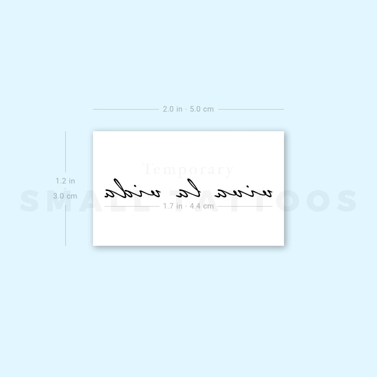 Viva La Vida Temporary Tattoo (Set of 3)