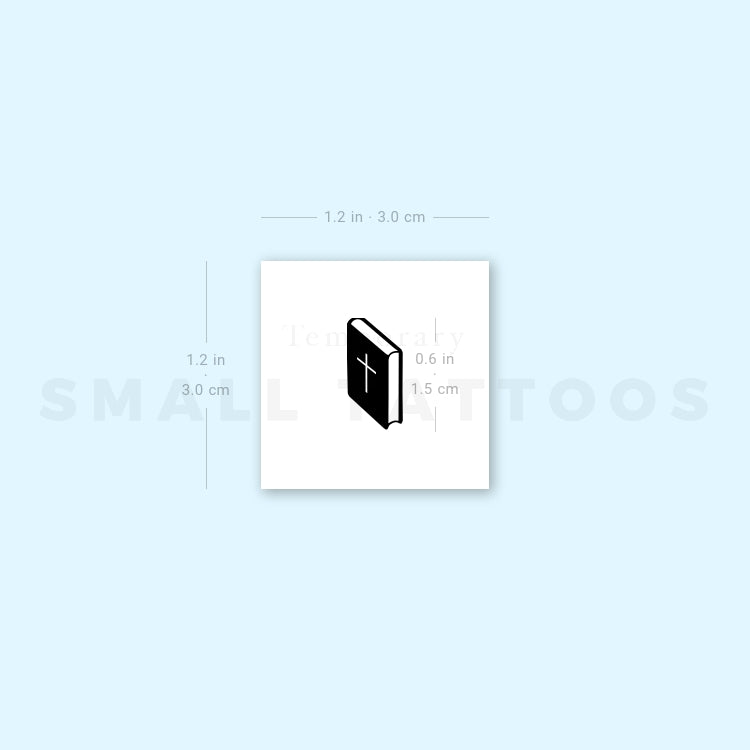 Bible Temporary Tattoo (Set of 3)