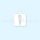 Auger Shell Temporary Tattoo (Set of 3)