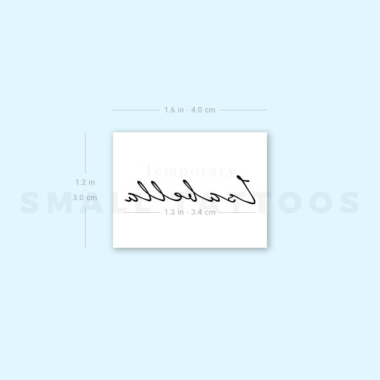 Isabella Temporary Tattoo (Set of 3)