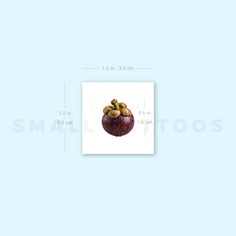 Little Mangosteen Temporary Tattoo (Set of 3)
