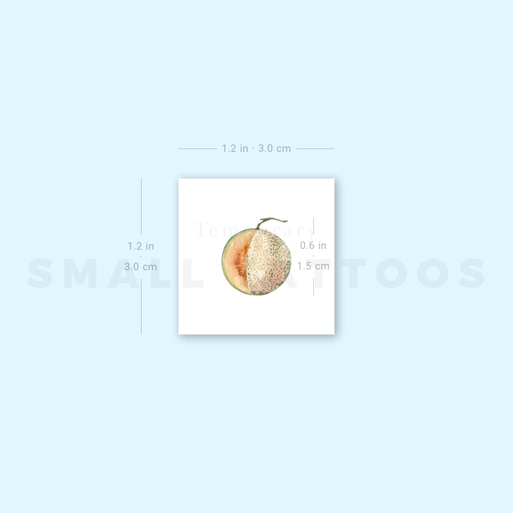 Melon Temporary Tattoo (Set of 3)