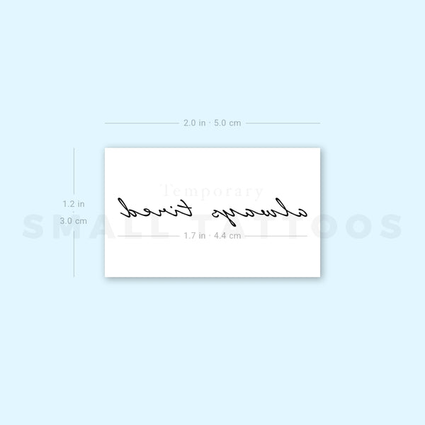 Always Tired Temporary Tattoo (Set of 3)