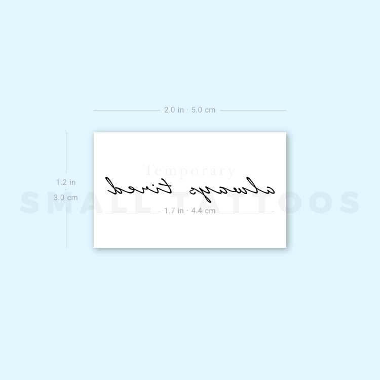 Always Tired Temporary Tattoo (Set of 3)