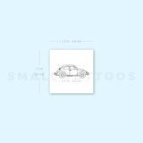 Volkswagen Beetle Type 1 Temporary Tattoo (Set of 3)