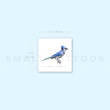 Blue Jay Temporary Tattoo (Set of 3)