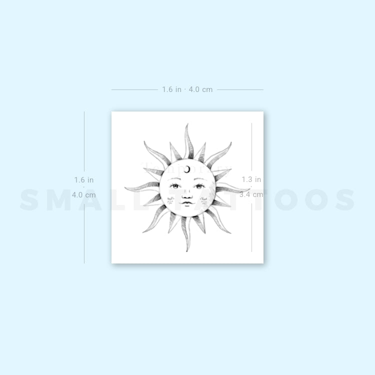 Inti Sun By Stefano Mazza Temporary Tattoo (Set of 3)