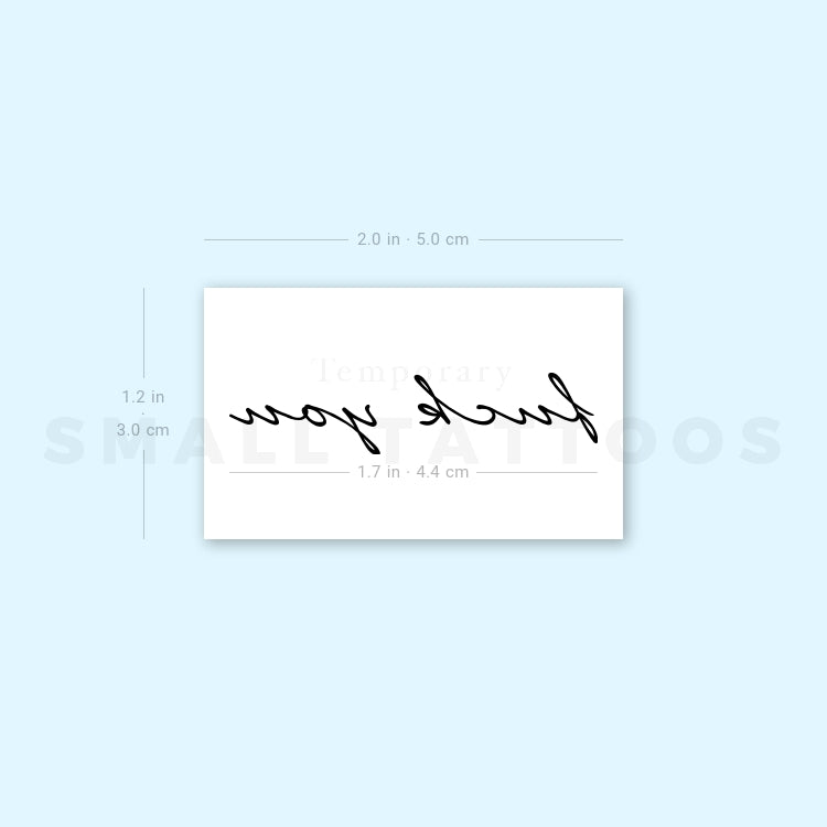 Fuck You Temporary Tattoo (Set of 3)