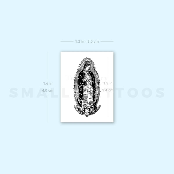 Our Lady Of Guadalupe Temporary Tattoo (Set of 3)