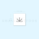 Imbolc Symbol Temporary Tattoo (Set of 3)