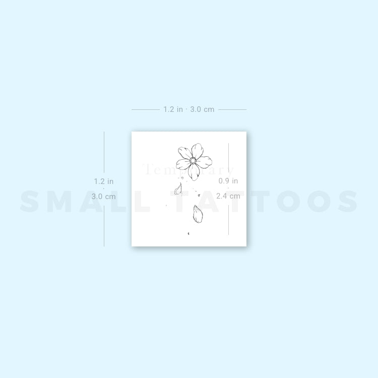 Forget-me-not By Stefano Mazza Temporary Tattoo (Set of 3)