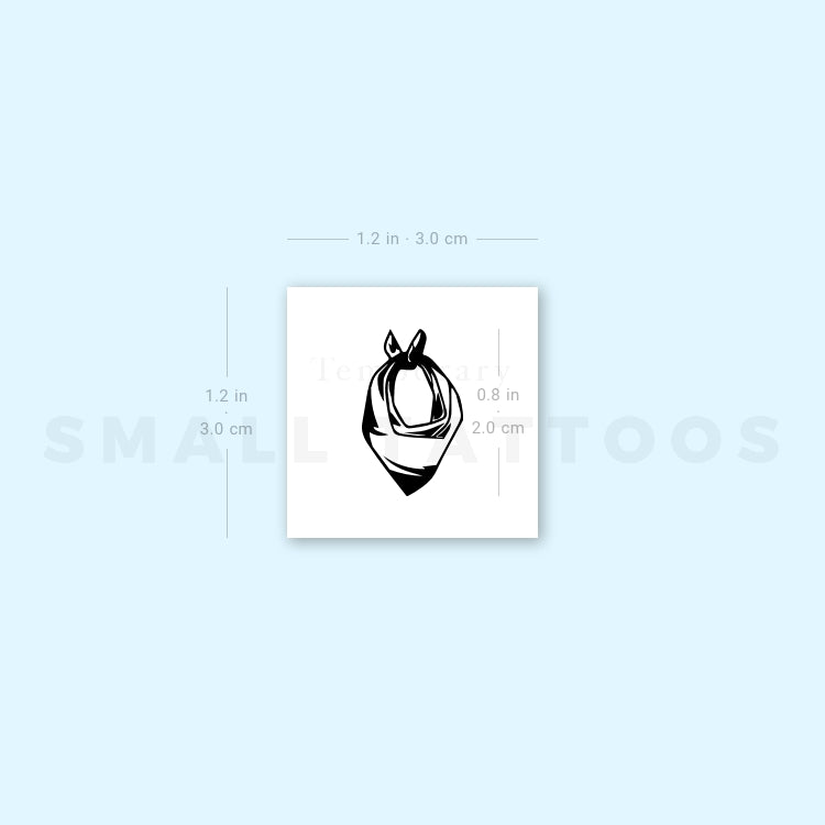 Bandana Temporary Tattoo (Set of 3)