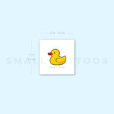Rubber Duck Temporary Tattoo (Set of 3)