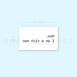 Mom, I Am A Rich Man Temporary Tattoo (Set of 3)