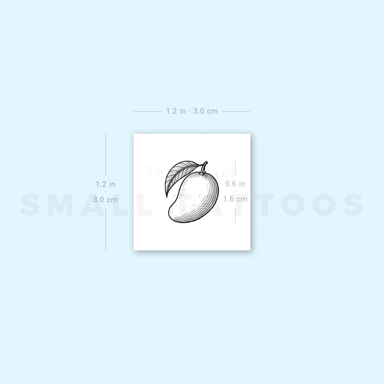 Mango Temporary Tattoo (Set of 3)