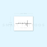 Grace Cross Temporary Tattoo (Set of 3)