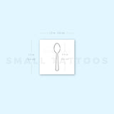 Spoon Temporary Tattoo (Set of 3)