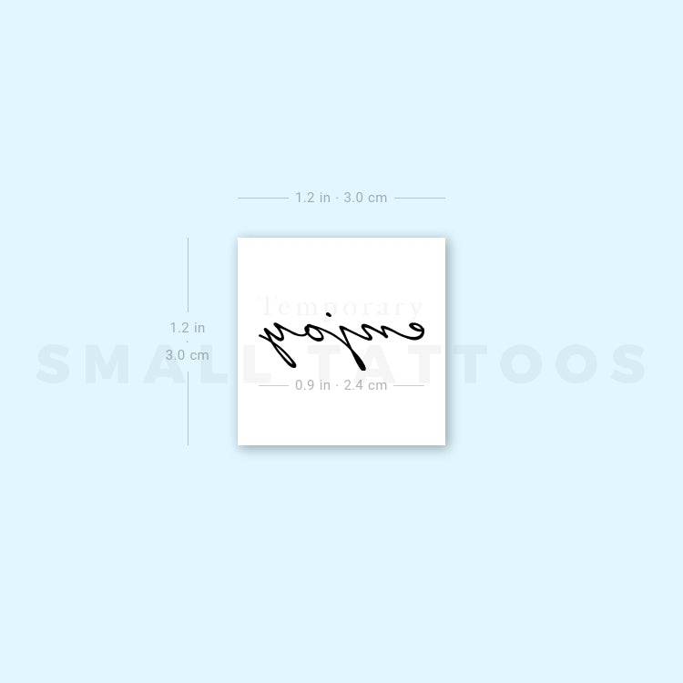 Enjoy Temporary Tattoo (Set of 3)