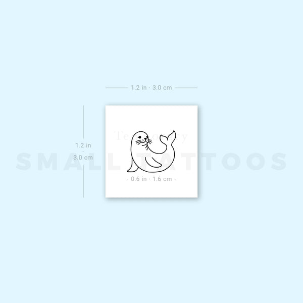 Seal Temporary Tattoo (Set of 3)