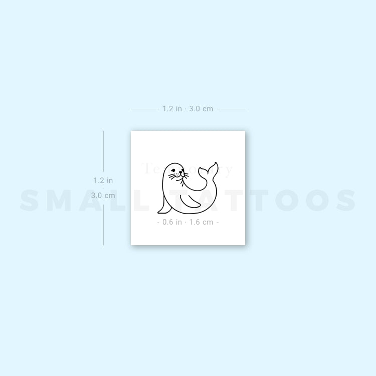 Seal Temporary Tattoo (Set of 3)