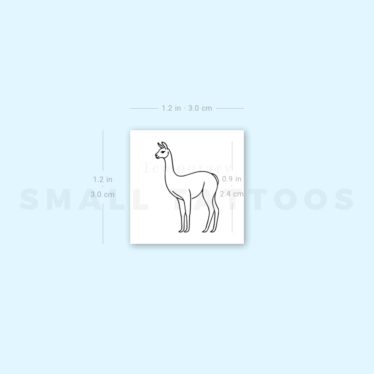 Vicuña Temporary Tattoo (Set of 3)