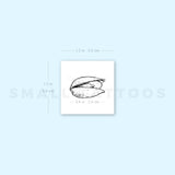 Fine Line Pistachio Temporary Tattoo (Set of 3)