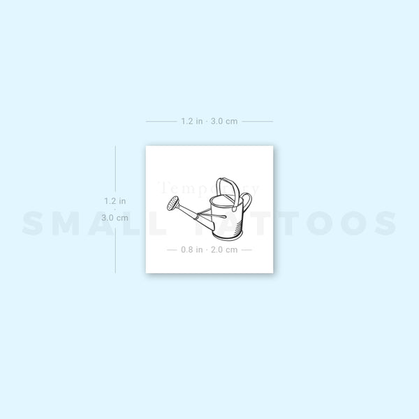 Watering Can Temporary Tattoo (Set of 3)