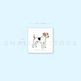 Parson Russell Terrier Temporary Tattoo (Set of 3)