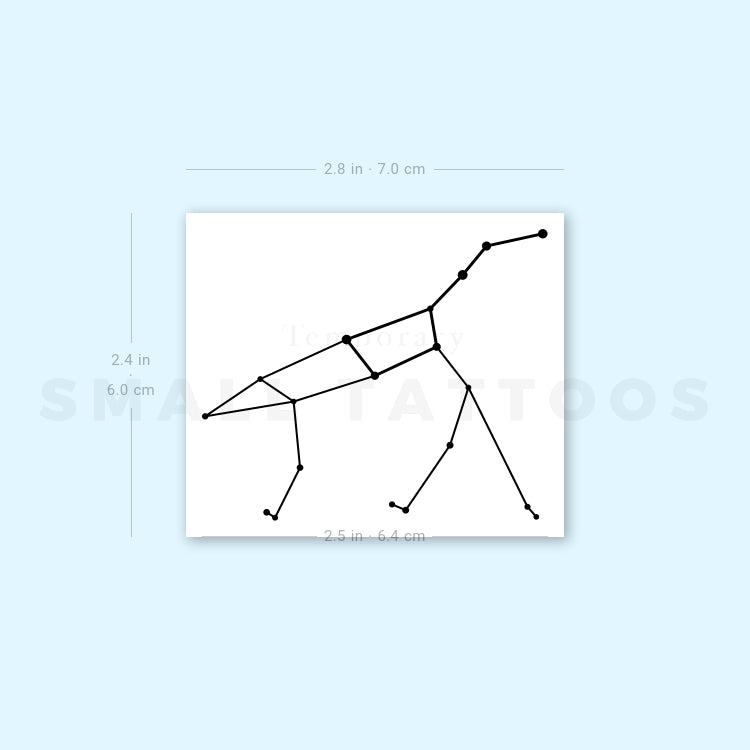 Ursa Major Temporary Tattoo (Set of 3)