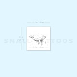 Little Whale Temporary Tattoo By Stefano Mazza (Set of 3)