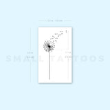 Dandelion Blowing Temporary Tattoo (Set of 3)