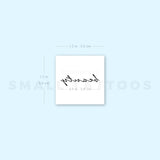 Beauty Temporary Tattoo (Set of 3)