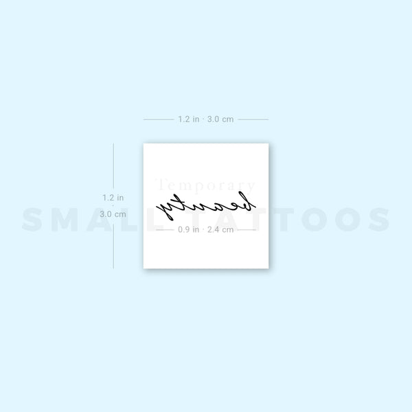 Beauty Temporary Tattoo (Set of 3)