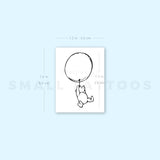 Classic Winnie-the-Pooh And Balloon Temporary Tattoo (Set of 3)
