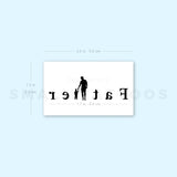 Father Temporary Tattoo (Set of 3)