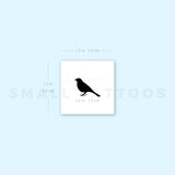 Standing Bird Temporary Tattoo (Set of 3)