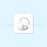 Scallop By Stefano Mazza Temporary Tattoo (Set of 3)