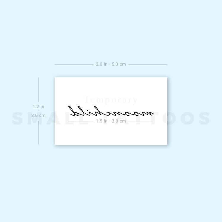Moonchild Temporary Tattoo (Set of 3)