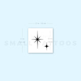 The Second Star To The Right Temporary Tattoo (Set of 3)